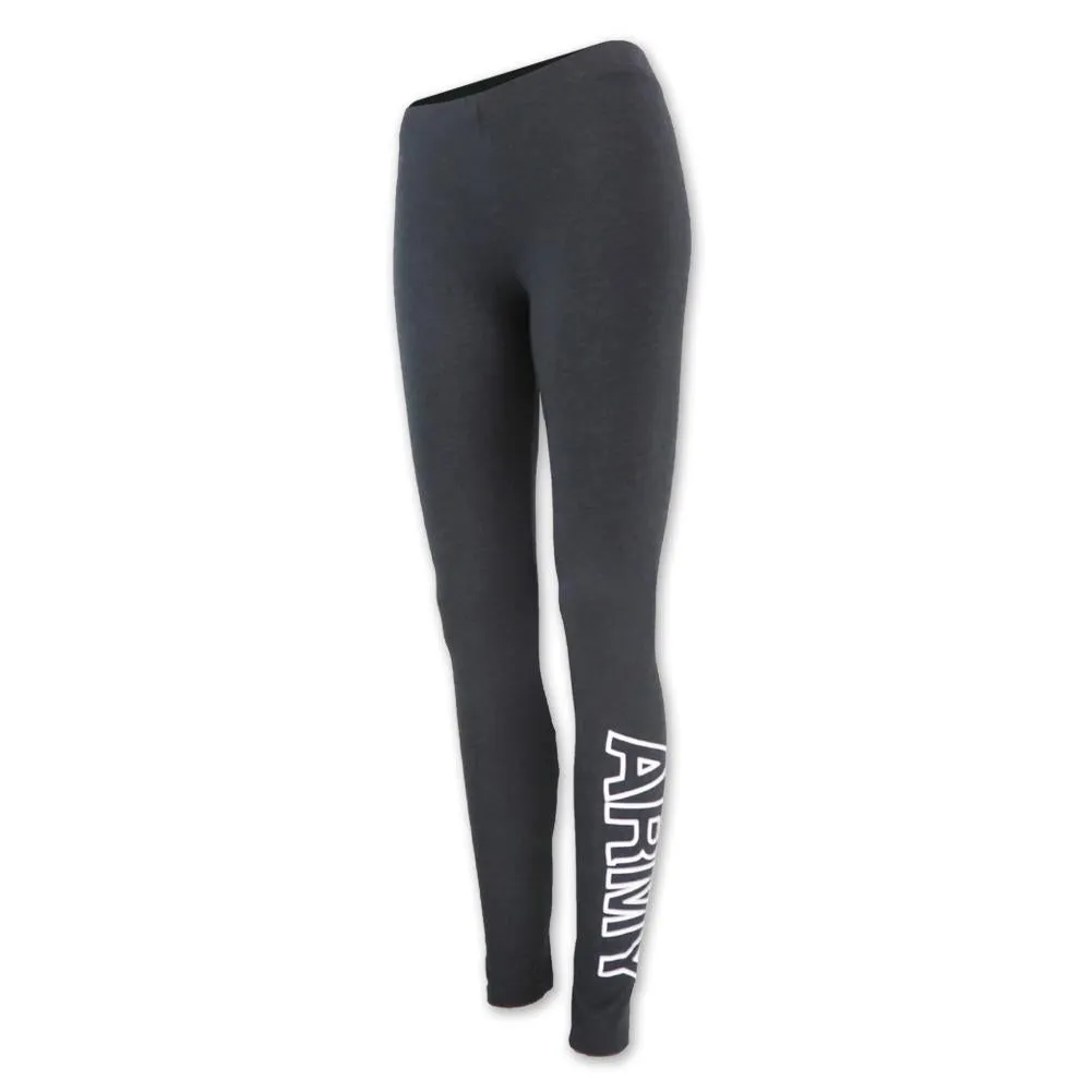 Army Ladies Love 'Em Longer Leggings (Charcoal)