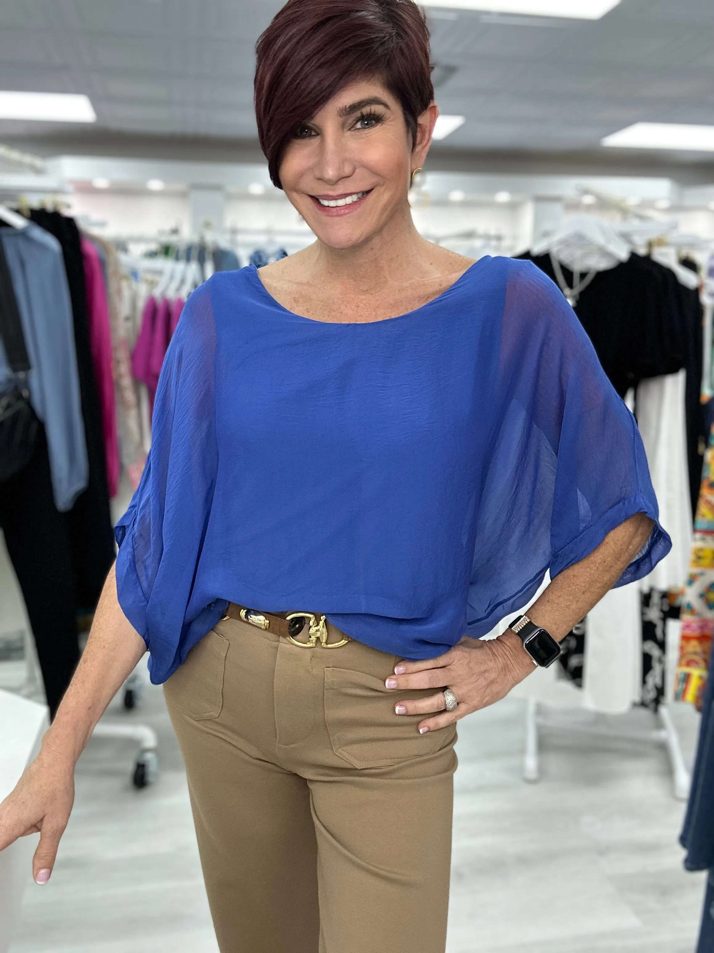 Back Tie SS Tunic From Italy