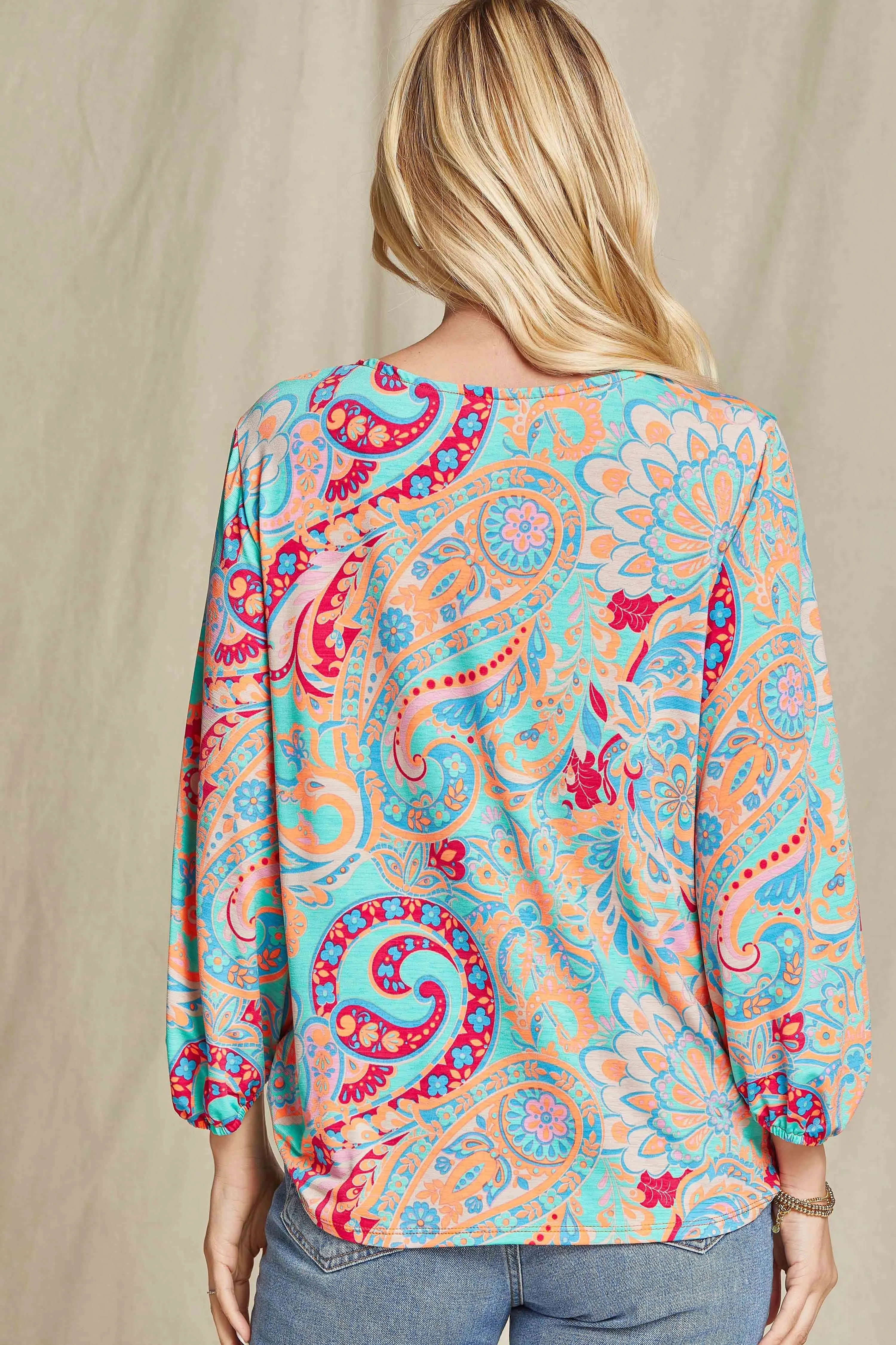 Barbados V Neck Top