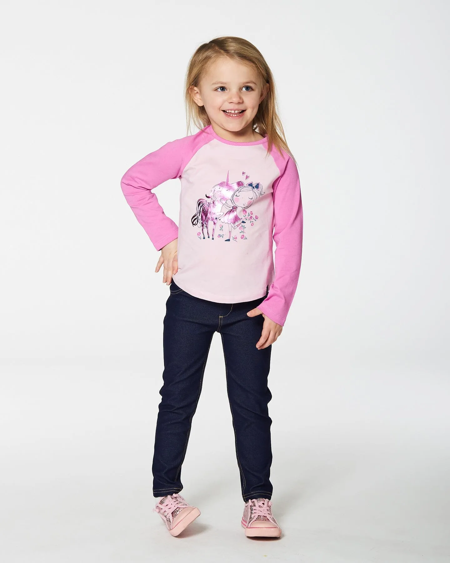 Dark Blue Denim Jeggings