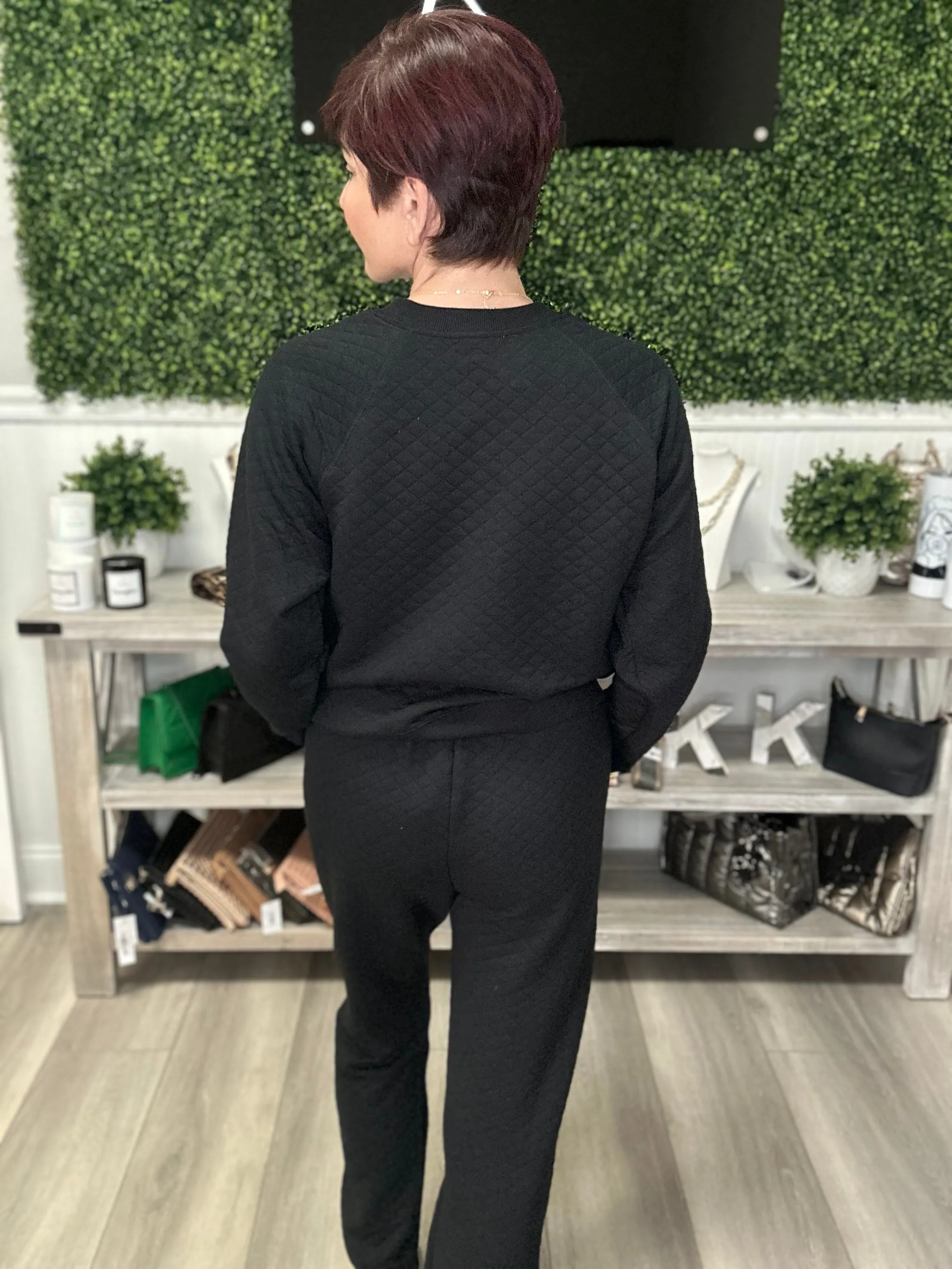 Slim Quilted Joggers