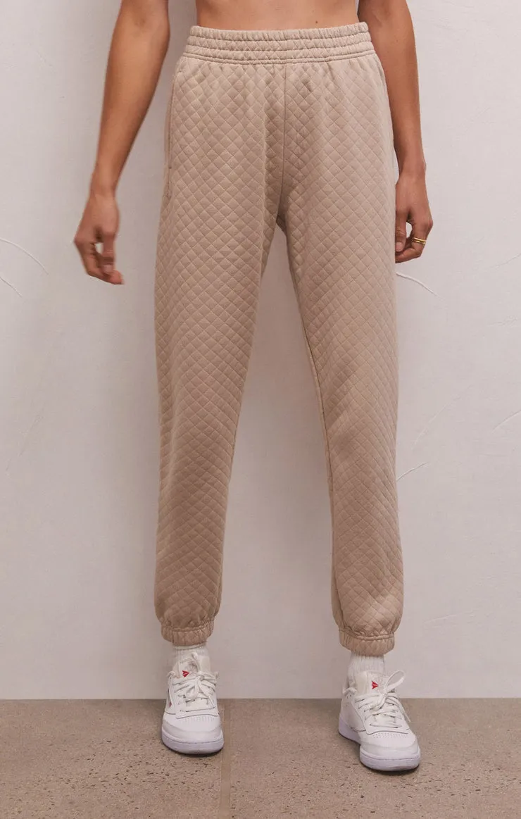 Slim Quilted Joggers